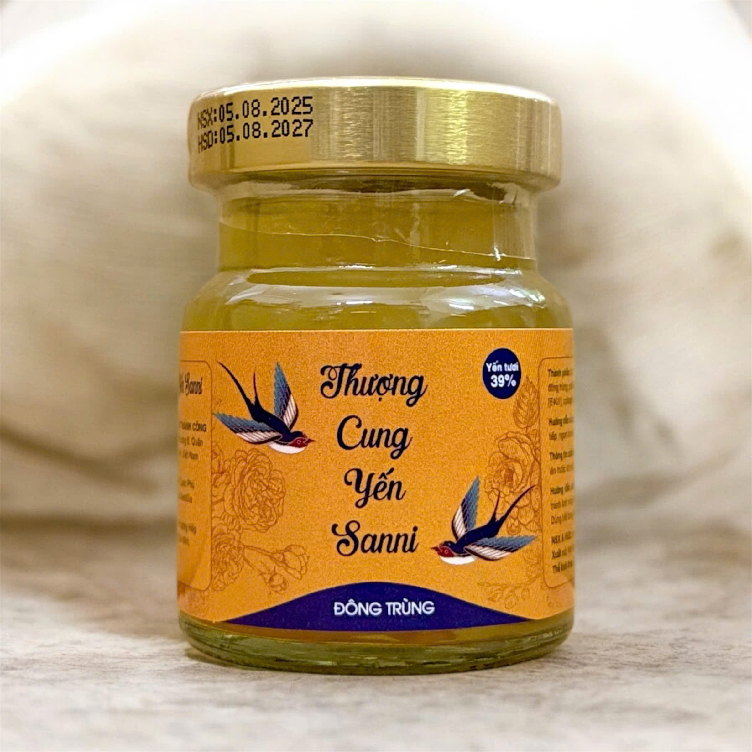 Hũ yến Thượng Cung Yến Sanni 70ml Đông Trùng